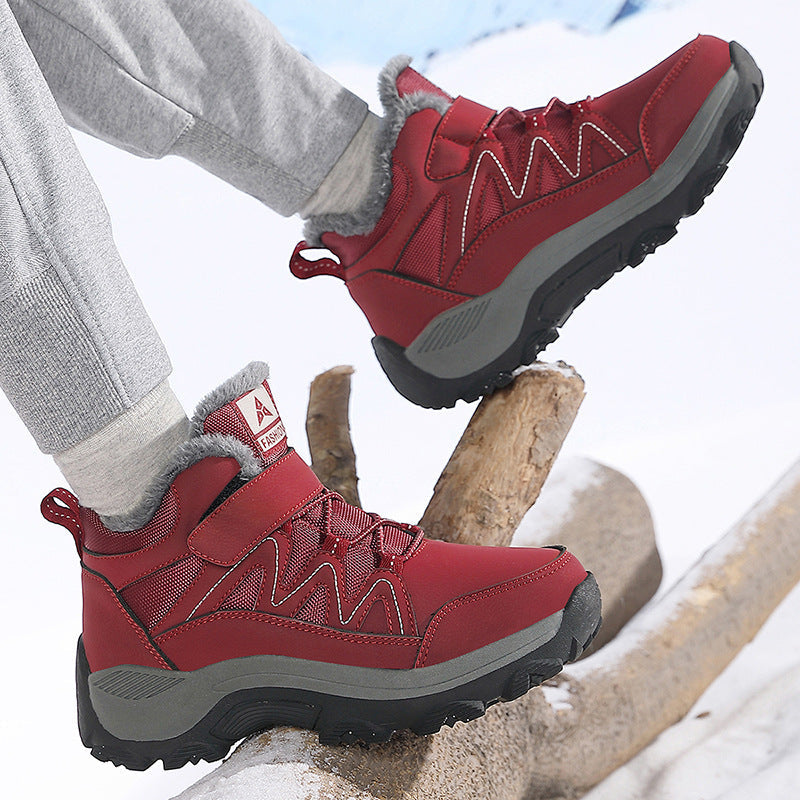 Damen isolierte Outdoor-Wanderstiefel mit rutschfester Sohle und atmungsaktivem Obermaterial