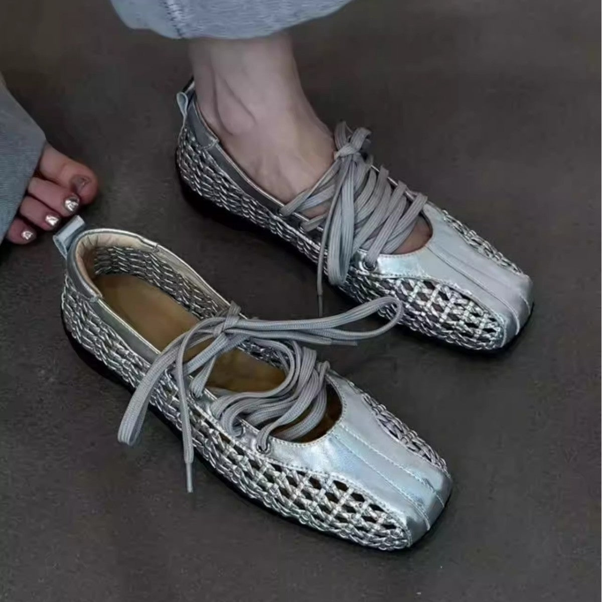 Damen Atmungsaktive Sneakers mit luftiger Netzstruktur und flexibler Sohle R&B