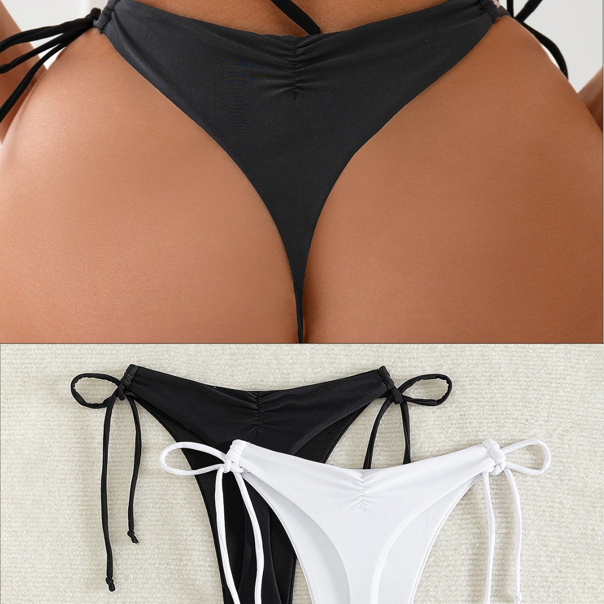 Damen Bikinis mit verstellbaren Seitenbändern R&B