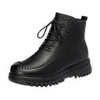 Damen behaarte Winterstiefel mit isolierendem Innenfutter und rutschfester Sohle R&B