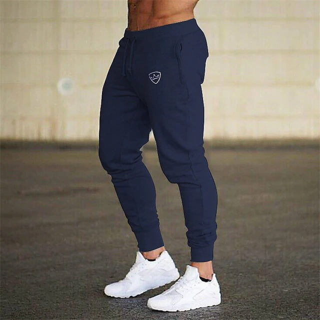 Herren Sweatpants mit schmalem Schnitt und elastischem Bund R&B