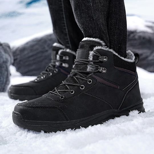 Damen Hochwertige Winterboots mit isolierter Innensohle und rutschfester Sohle R&B