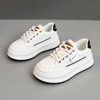 Damen modische Chunky Sneaker mit hochgezogenem Sohlenprofil und atmungsaktiver Obermaterialstruktur R&B