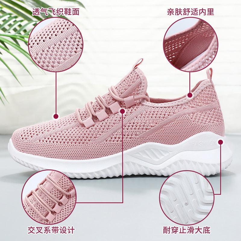 Damen Atmungsaktive Sport Sneakers mit rutschfester Sohle R&B