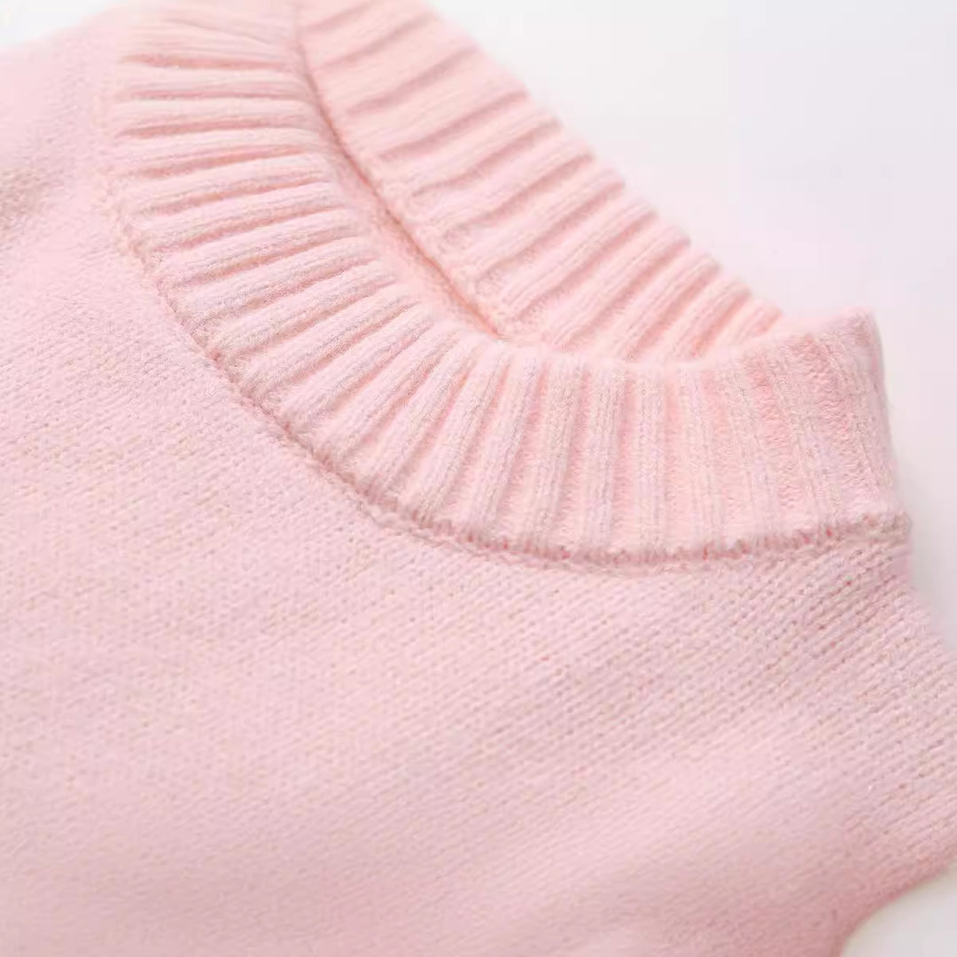 Damen lässiger Pullover mit überschnittenen Schultern R&B
