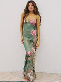 R&B | Schlankes Kleid mit Sling-Print