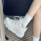 Damen Sportliche Sneakers mit zehenverstärkendem Design und atmungsaktiver Oberflächenstruktur R&B