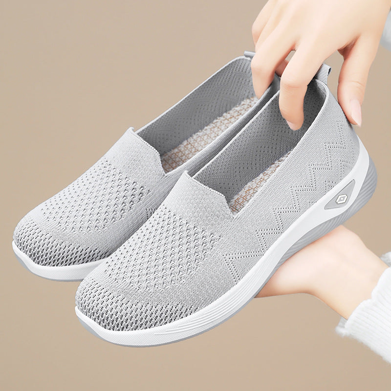 Damen Bequeme Slip-On Sneakers mit atmungsaktivem Obermaterial R&B