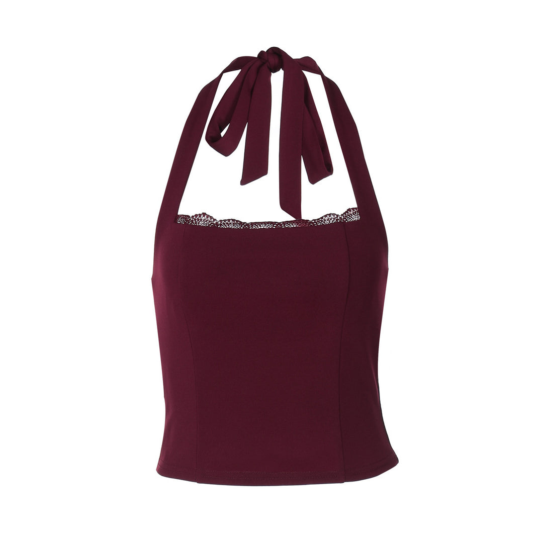 Damen Top mit Spitzenbesatz und figurformendem Schnitt R&B