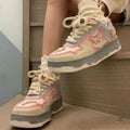Damen Sportliche Sneakers mit verspieltem Design und atmungsaktiver Oberflächenstruktur R&B