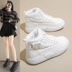 Damen Warmgefütterte High-Top Sneakers mit rutschfester Sohle R&B