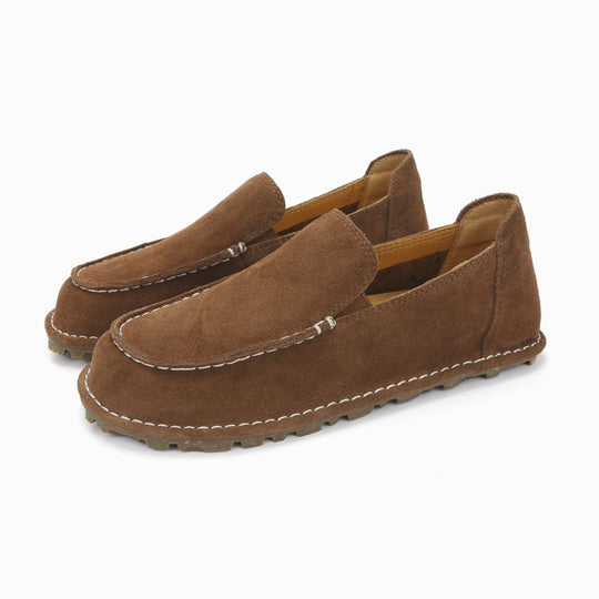 Damen Mokassin-Slipper mit seitlichem Elastikeinsatz und rutschfester Sohle R&B