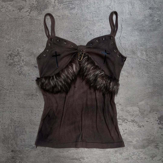 Damen Kreatives Top mit dekorativen Rüschen und schulterfreiem Design R&B