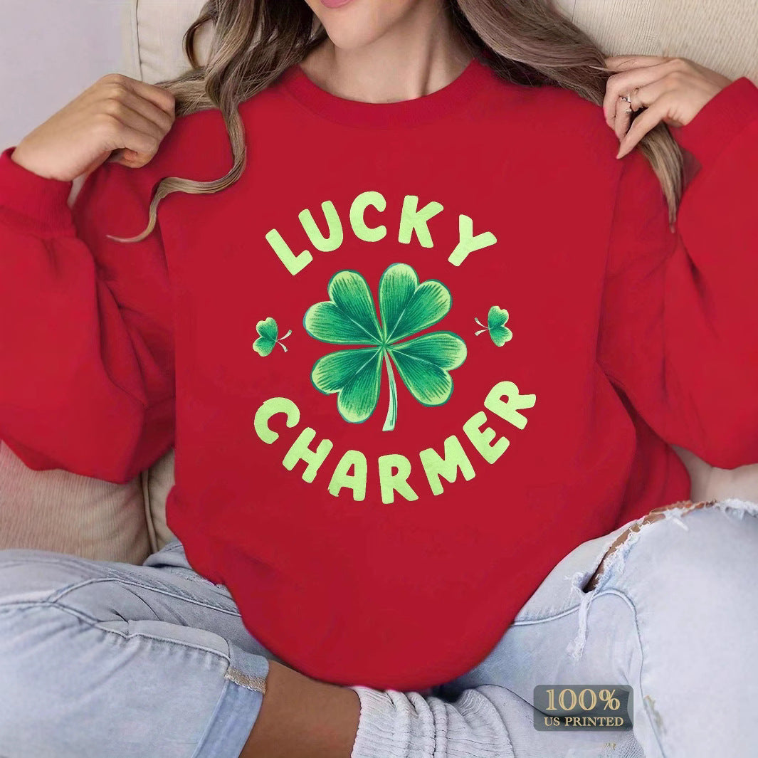 Damen Sweatshirt mit motivierendem Print und lässigem Schnitt