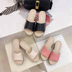 Damen Bequeme und stilvolle Plateausandalen R&B