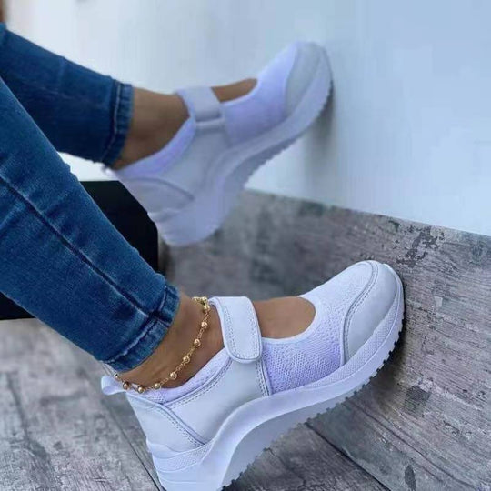 Damen modische und komfortable Klettschuhe mit atmungsaktivem Obermaterial R&B