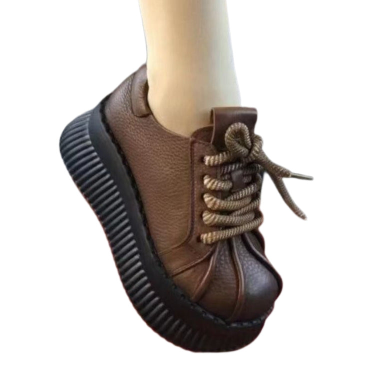 Damen Sneakers mit dicker Profilsohle und trendy Schnürung R&B