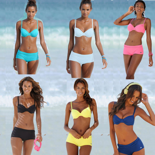 Damen Bikini-Set mit komfortablem Bustier und stylischem Höschen R&B