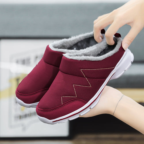 Damen Hausschuhe mit rutschfester Sohle und elastischem Obermaterial R&B
