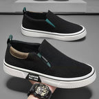 Damen Bequeme Slip-On Sneaker mit elastischen Einsätzen und rutschfester Sohle R&B