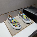 Damen Slip-On Sneakers mit kreativem Grafikdesign R&B