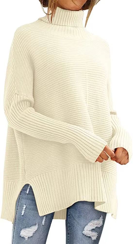 Damen Kuscheliger Rollkragenpullover R&B