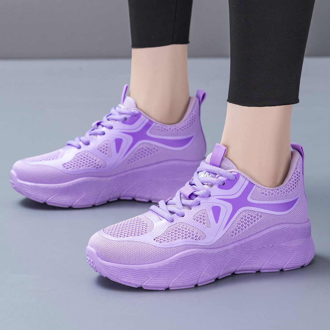 Damen Sportliche Laufschuhe mit atmungsaktiver Mesh-Oberfläche und stoßdämpfender Sohle R&B