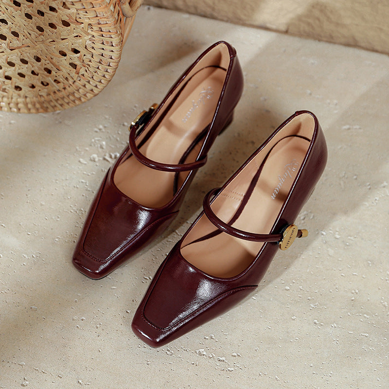 Damen elegante und bequeme Pumps mit verstellbarem Rahmen R&B