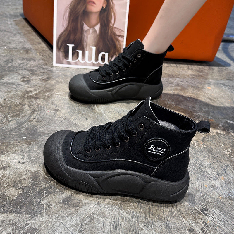 Damen Modische High-Top Sneaker mit rutschfester Sohle und hohem Komfort R&B