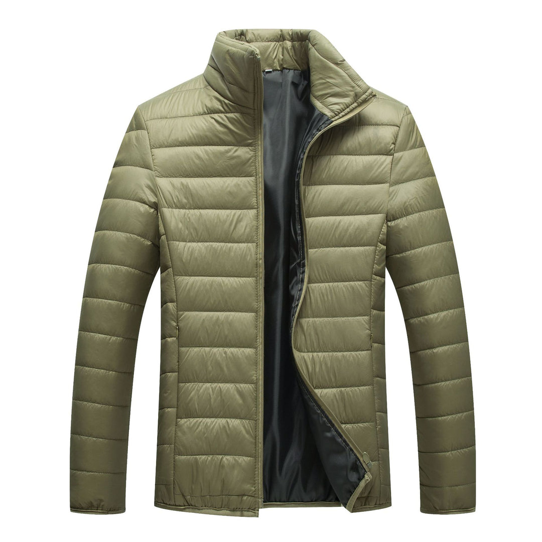 Herren Steppjacke mit hochgeschlossenem Kragen und wärmender Füllung R&B