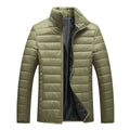 Herren Steppjacke mit hochgeschlossenem Kragen und wärmender Füllung