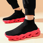 Damen Sportliche Strick-Sneaker mit innovativer Sohlenkonstruktion