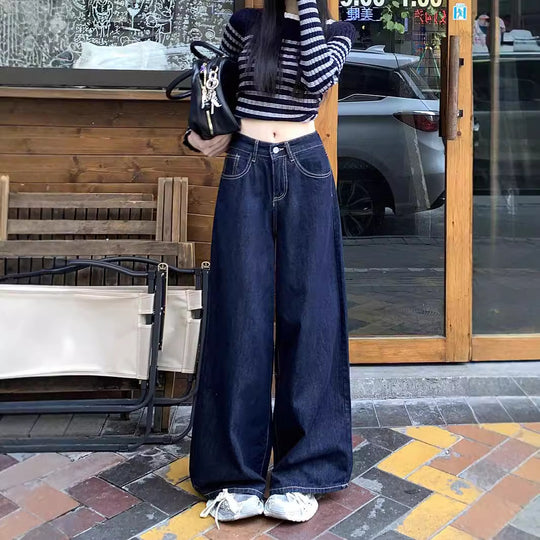 Damen Weite Jeans mit elegantem Schnitt und lässiger Passform R&B