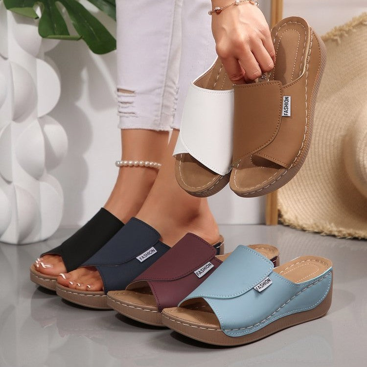 Damen Clogs mit modernem Kreuzriemen und rutschfester Sohle R&B