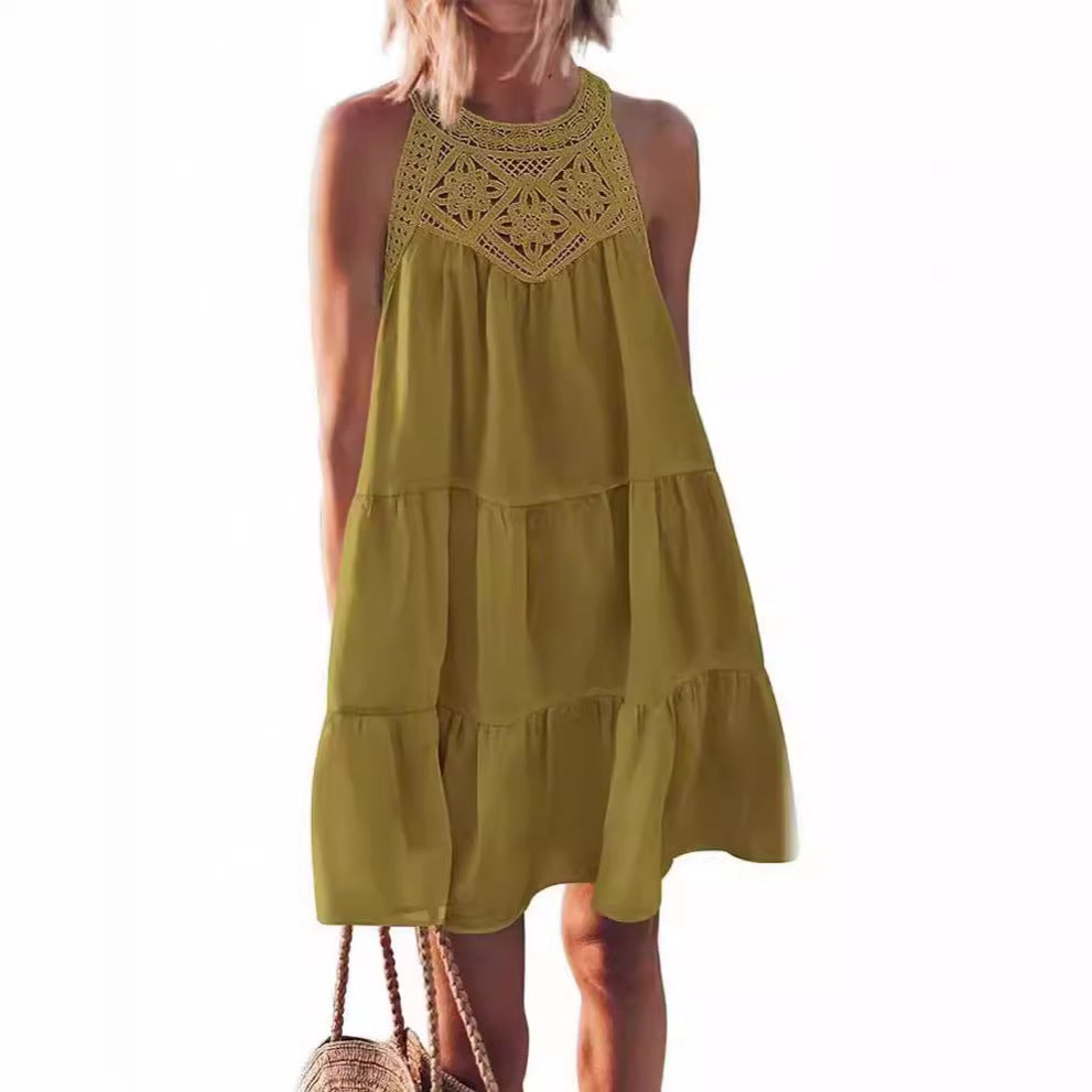 Damen Sommerliches Maxikleid R&B