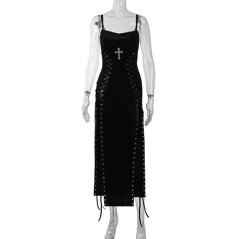 Damen figurbetonte Bluse mit Rüschendetails und Schnürung R&B