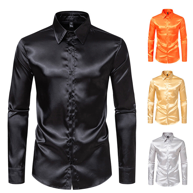 Herren Seidenhemd R&B