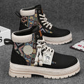 Damen Hochwertige Winterschuhe mit modischem Ethno-Design und robustem Profil R&B