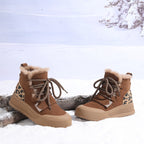 Damen Winterliche Sneaker Boots mit kuscheligem Innenfutter und rutschfester Sohle R&B