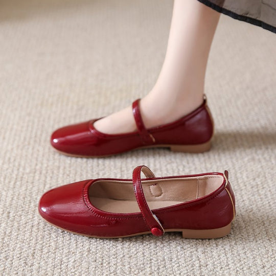 Damen Ballerinas mit dekorativem Riemchen und komfortabler Sohle R&B