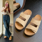 Damen Bequeme Clogs mit verstellbaren Klettverschlüssen und anatomischem Fußbett R&B