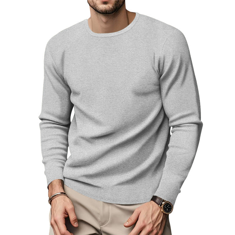 Herren lässiger Pullover aus atmungsaktivem Strukturstoff R&B