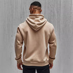 Herren gemütlicher Kapuzenpullover mit Reißverschluss und Taschen R&B