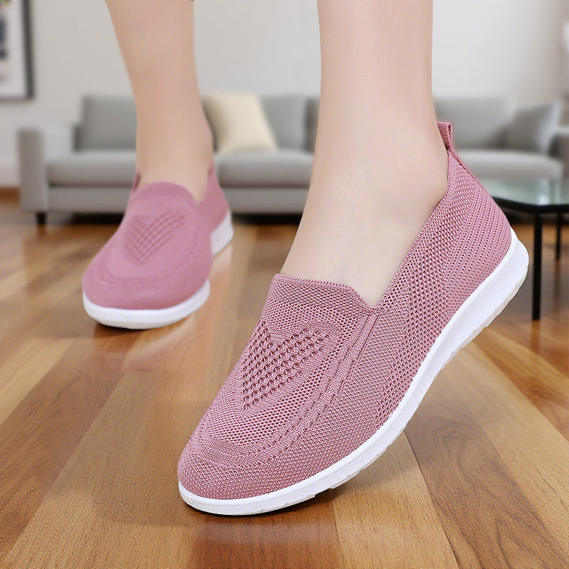 Damen Atmungsaktive Strick-Slipper R&B