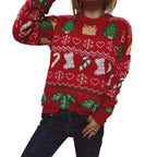 Damen Weihnachts-Pullover mit festlichem Weihnachtsdesign R&B