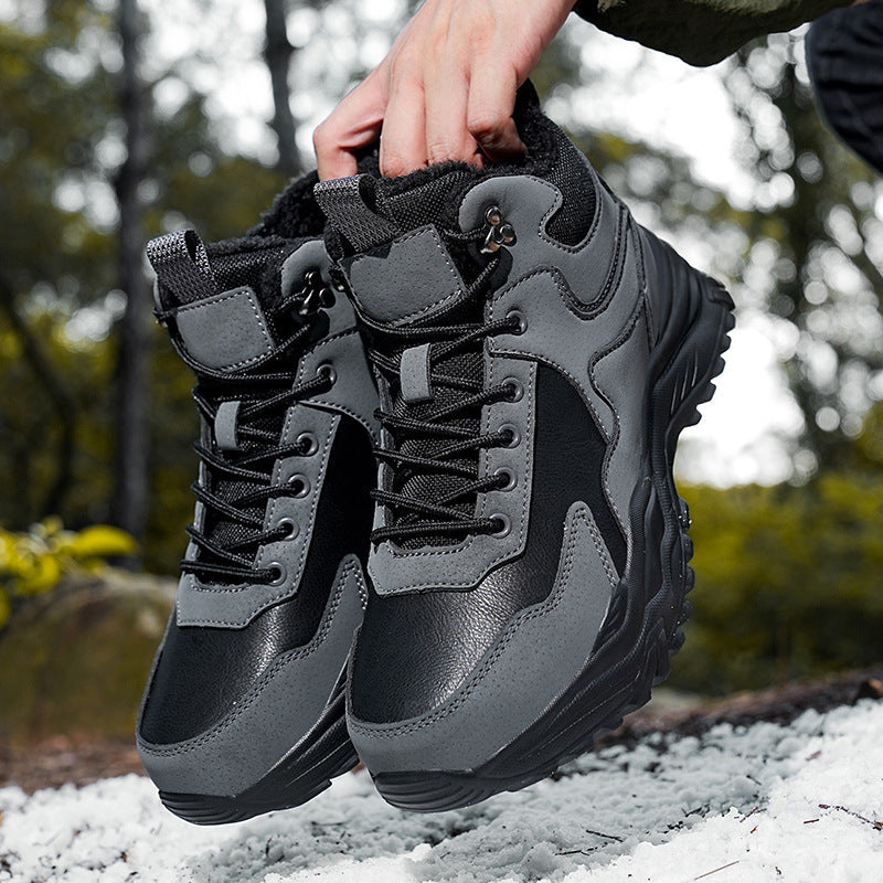 Damen Sportliche Winterstiefel mit strapazierfähigem Obermaterial und rutschfester Sohle