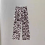 Damen Weite Leopardenmuster-Hose R&B
