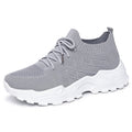 Damen Sportliche Sneakers mit atmungsaktivem Strickdesign