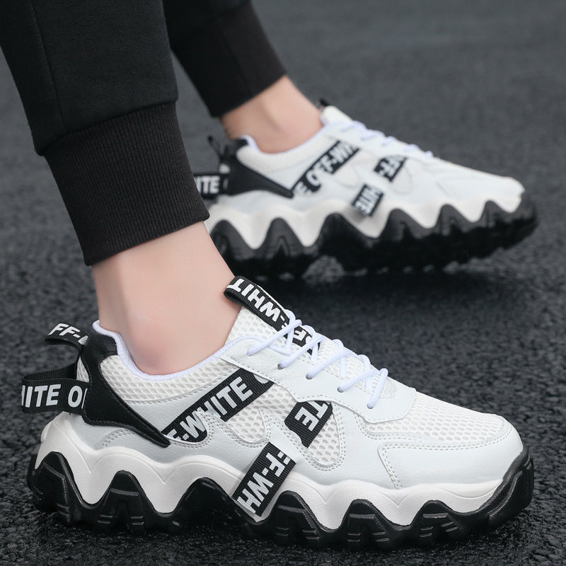 Damen Chunky Sneakers mit atmungsaktivem Obermaterial und rutschfester Laufsohle