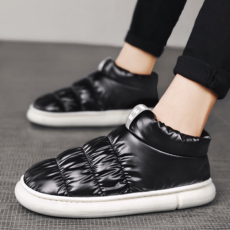 Damen Puff-Sneaker mit hohem Kragen und rutschfester Sohle R&B